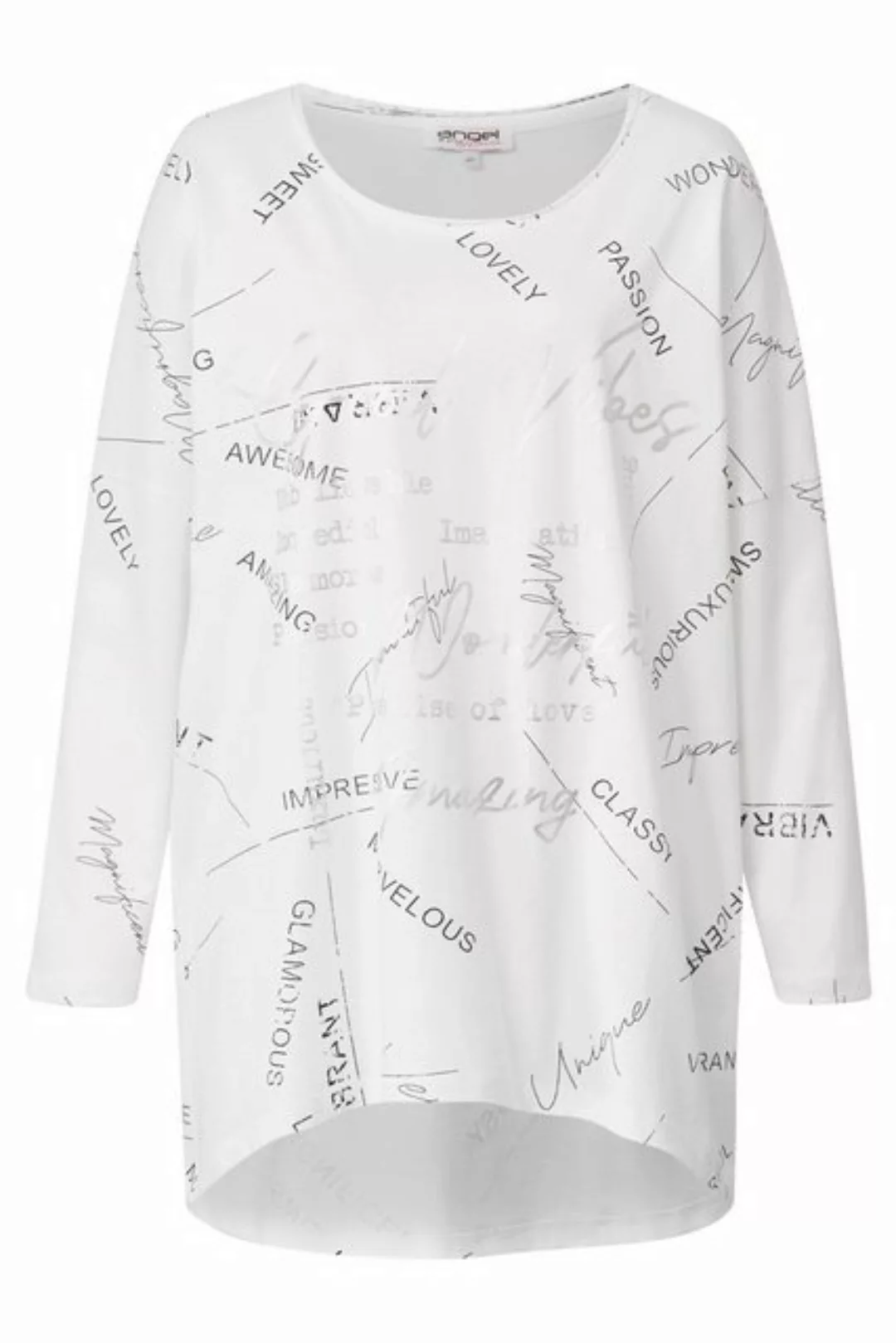 Angel of Style Longsleeve T-Shirt Writing-Print Rundhals Langarm günstig online kaufen