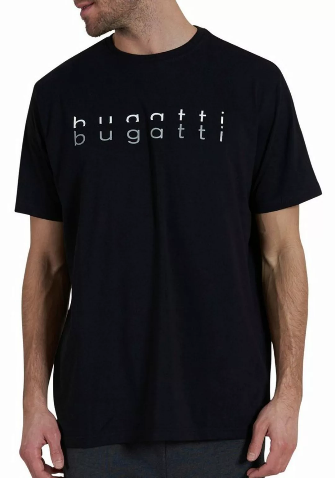 bugatti T-Shirt (1-tlg) mit angenehmen Tragekomfort günstig online kaufen