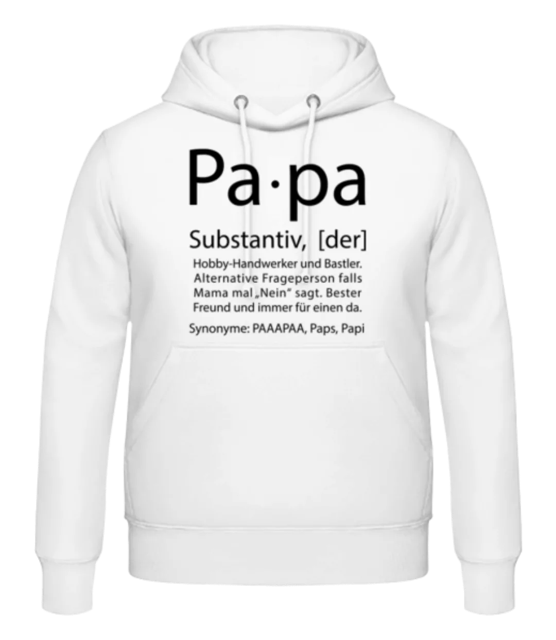 Papa Wörterbuch · Männer Hoodie günstig online kaufen