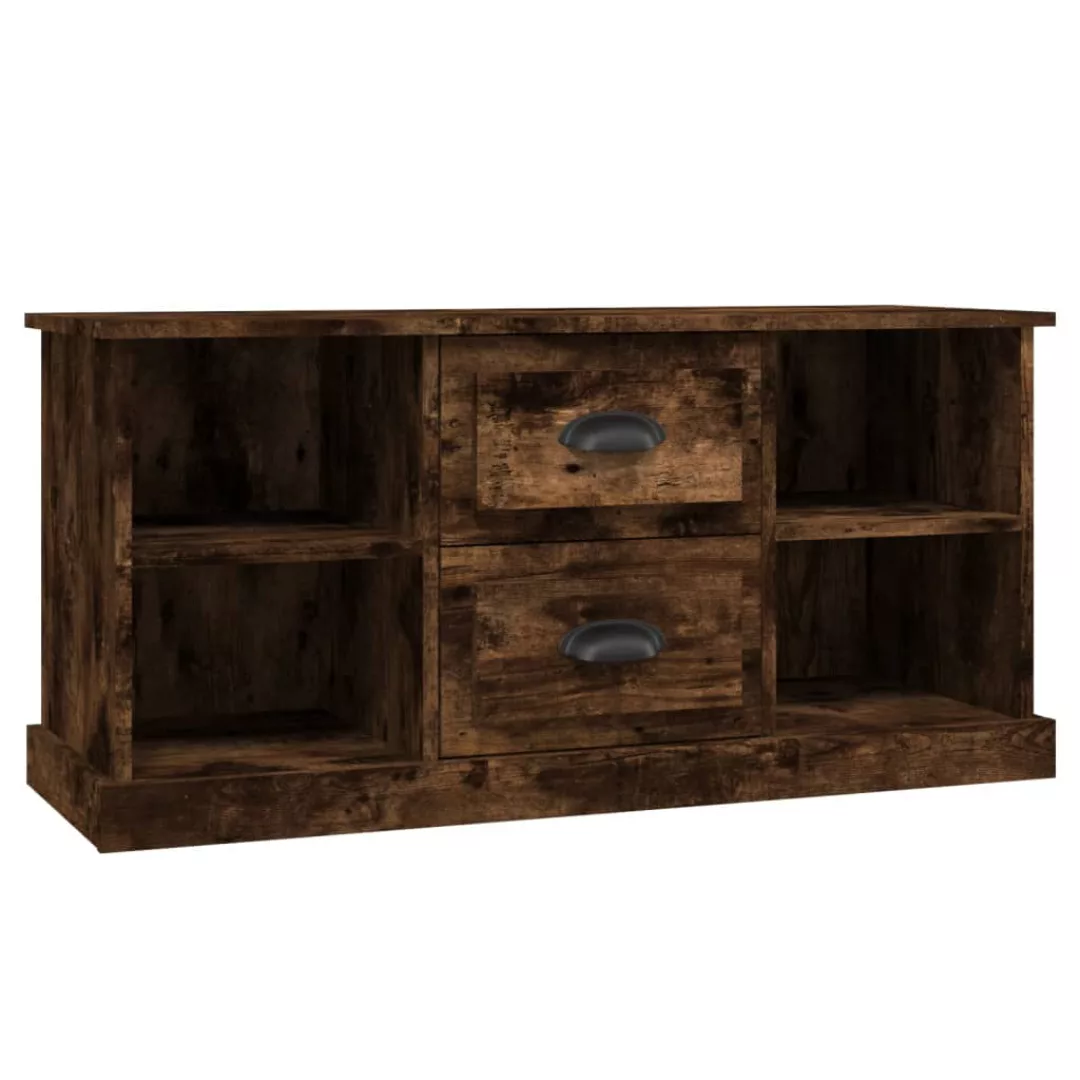 vidaXL TV-Schrank TV-Schrank Räuchereiche 99,5x35,5x48 cm Holzwerkstoff (1- günstig online kaufen