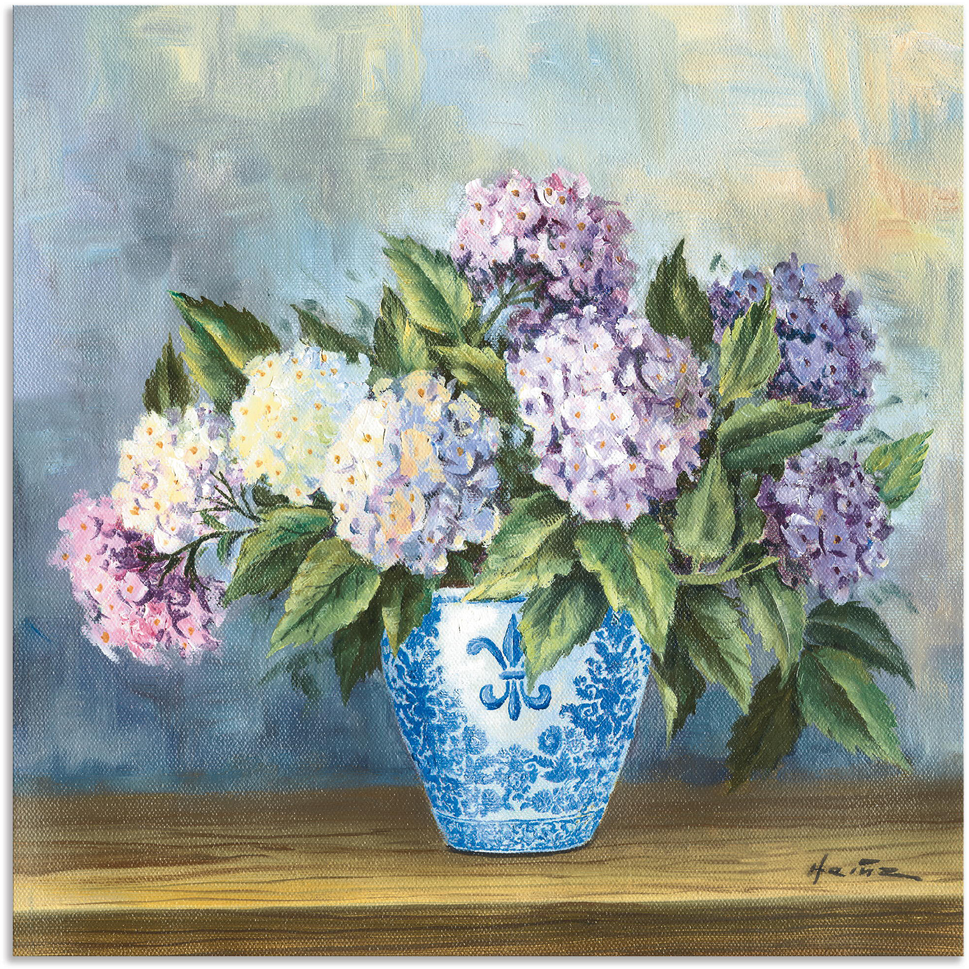 Artland Wandbild "Hortensien", Blumenbilder, (1 St.), als Alubild, Outdoorb günstig online kaufen