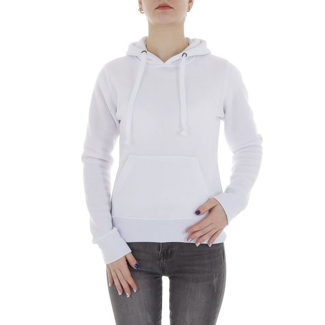 Ital-Design Plisseeshirt Damen Freizeit (86099162) Kapuze Pullover & Strick günstig online kaufen