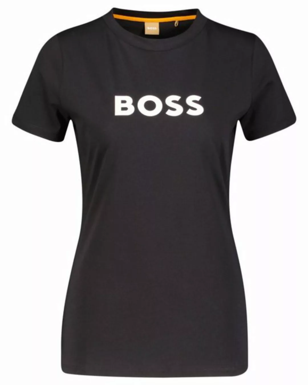 BOSS T-Shirt Elogo mit Kontrast-Logo (1-tlg) günstig online kaufen