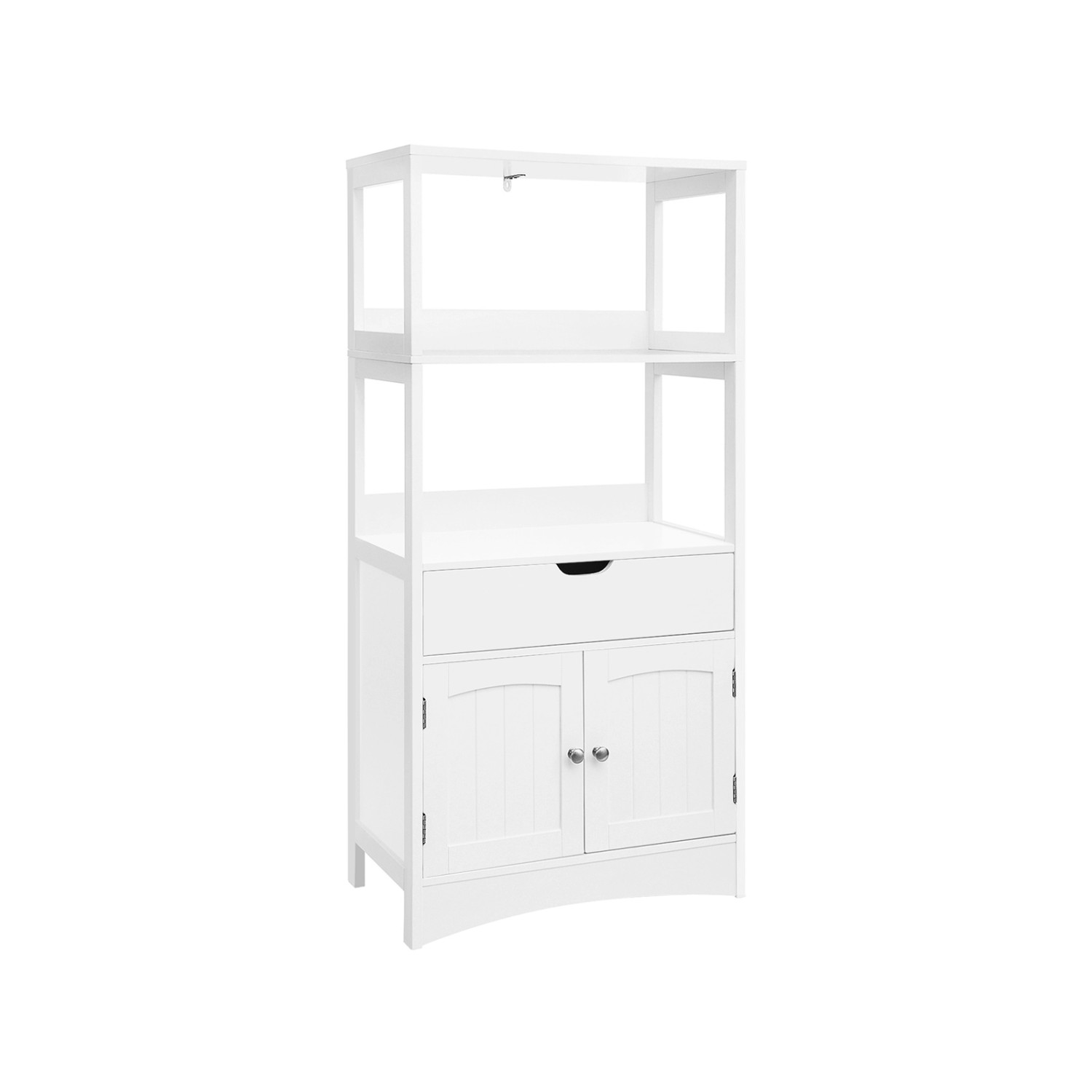 Vasagle Badschrank 4 Ebene 60 cm x 122 cm x 32,5 cm Weiß günstig online kaufen