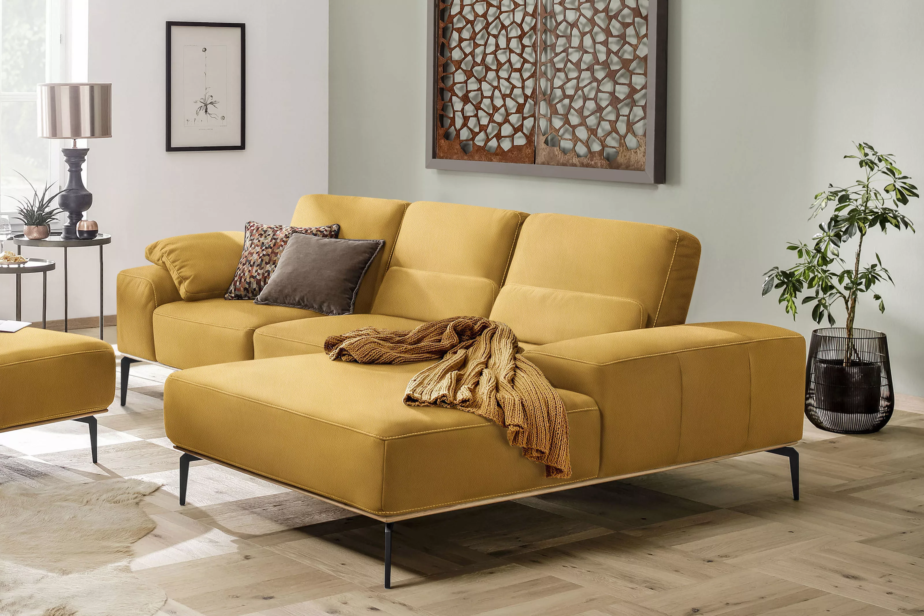 W.SCHILLIG Ecksofa "run, Designsofa mit tollem Sitzkomfort, bequem, L-Form" günstig online kaufen