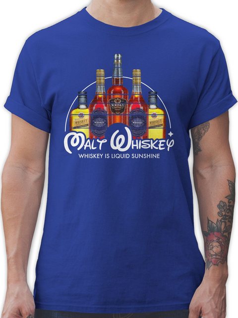 Shirtracer T-Shirt Malt Whiskey Party & Alkohol Herren günstig online kaufen