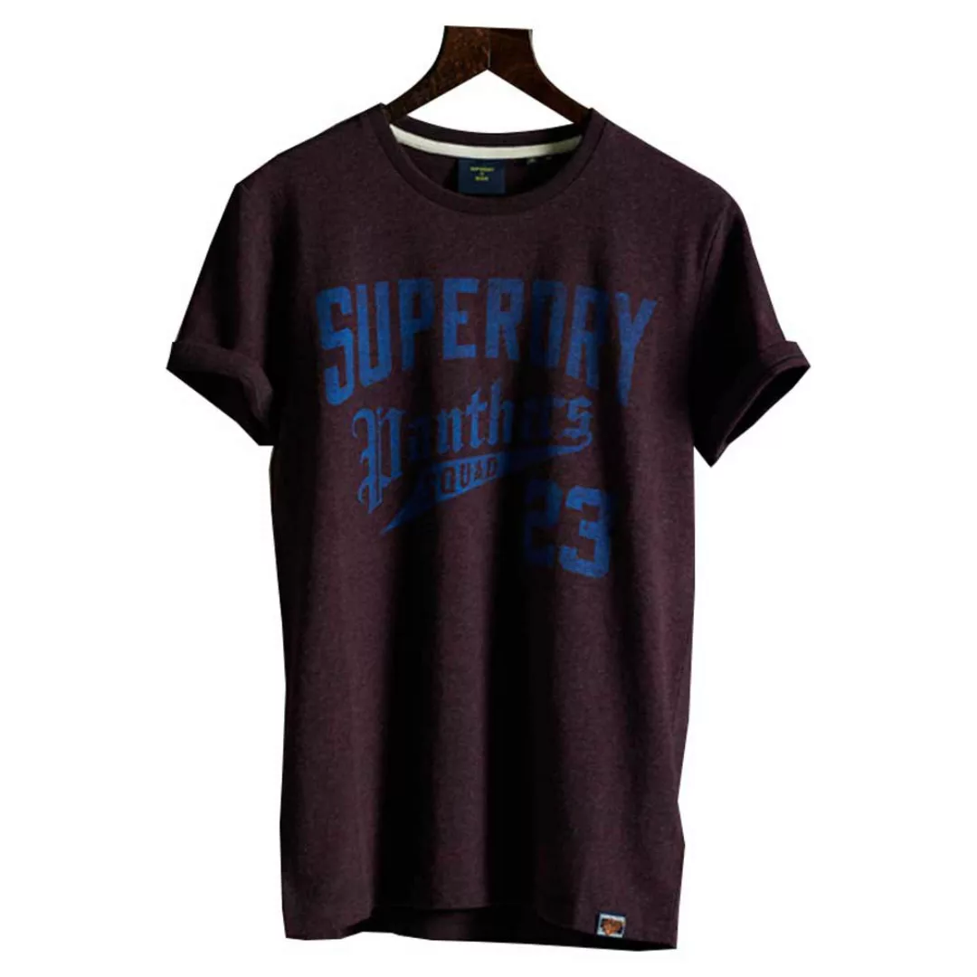 Superdry Reworked Classic Kurzarm T-shirt XS Autumn Blackberry Marl günstig online kaufen