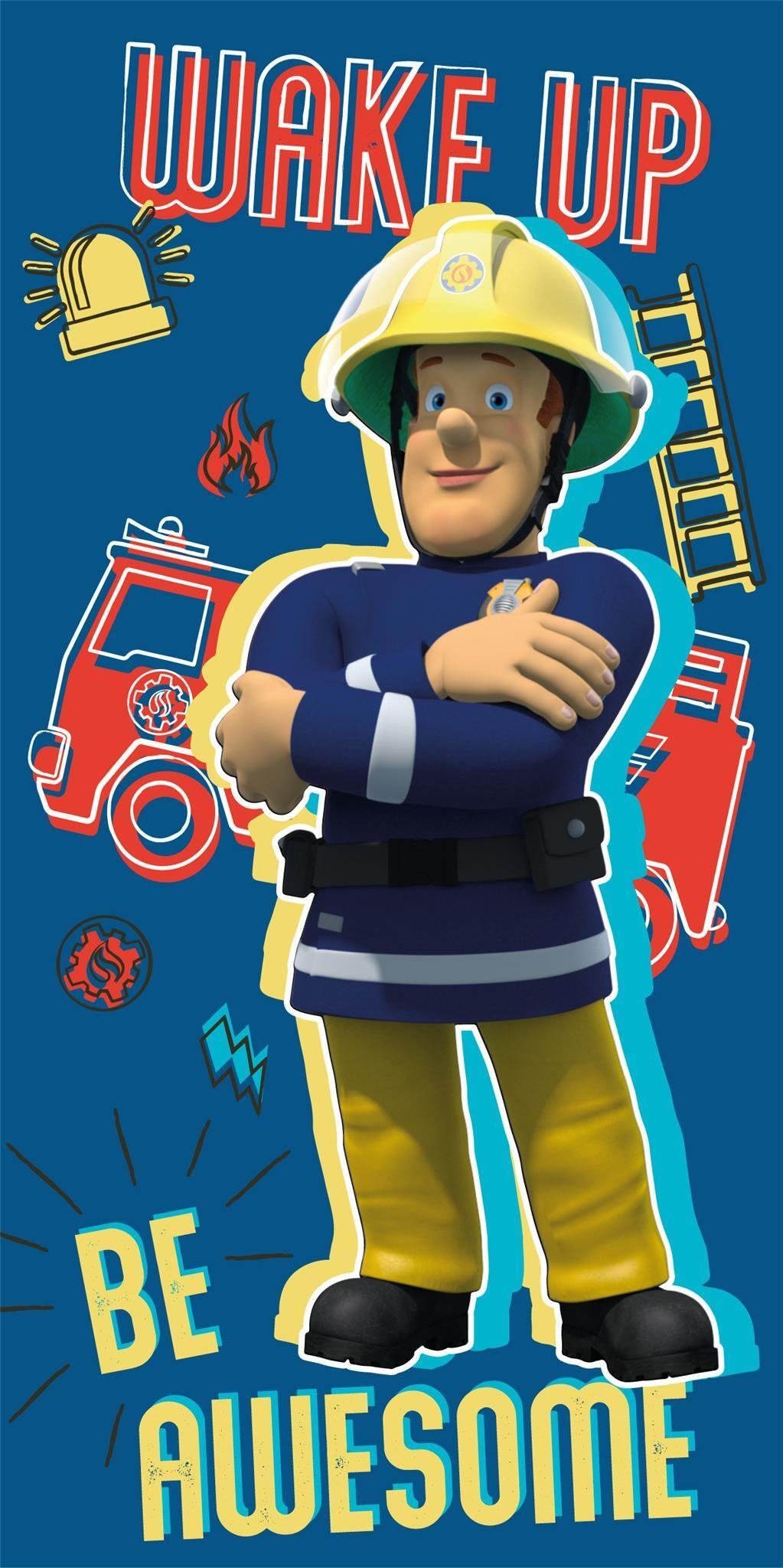 Fireman Sam Strandtuch Fireman Sam Badetuch günstig online kaufen