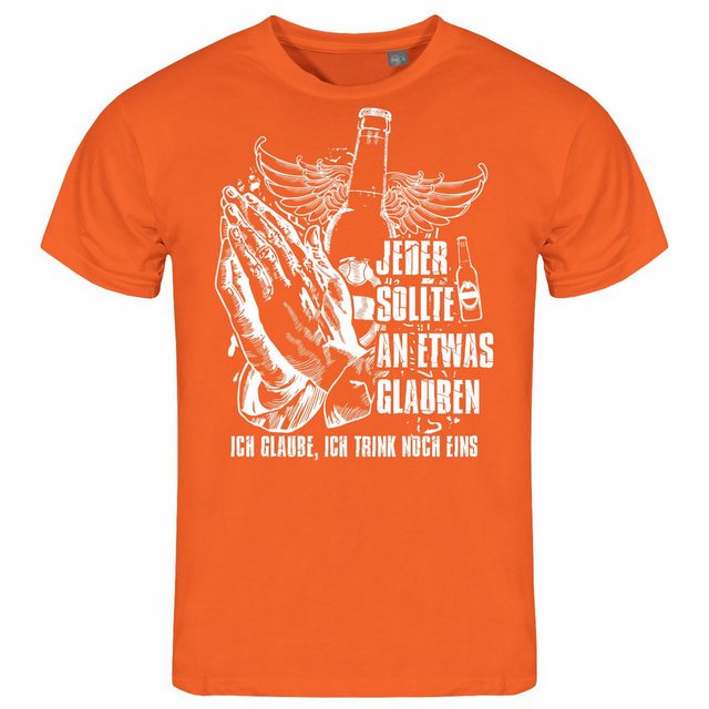 deinshirt Print-Shirt Herren T-Shirt Ich glaube Ich trink noch eins Funshir günstig online kaufen