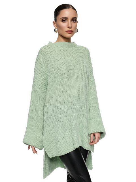 Worldclassca Longpullover WORLDCLASSCA Damen Oversize Strickpulllover Lang günstig online kaufen