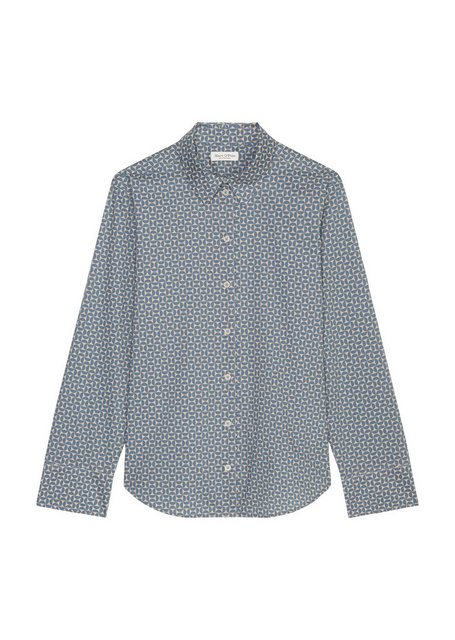 Marc O'Polo Blusentop Bluse MARC O´POLO blau gemustert günstig online kaufen