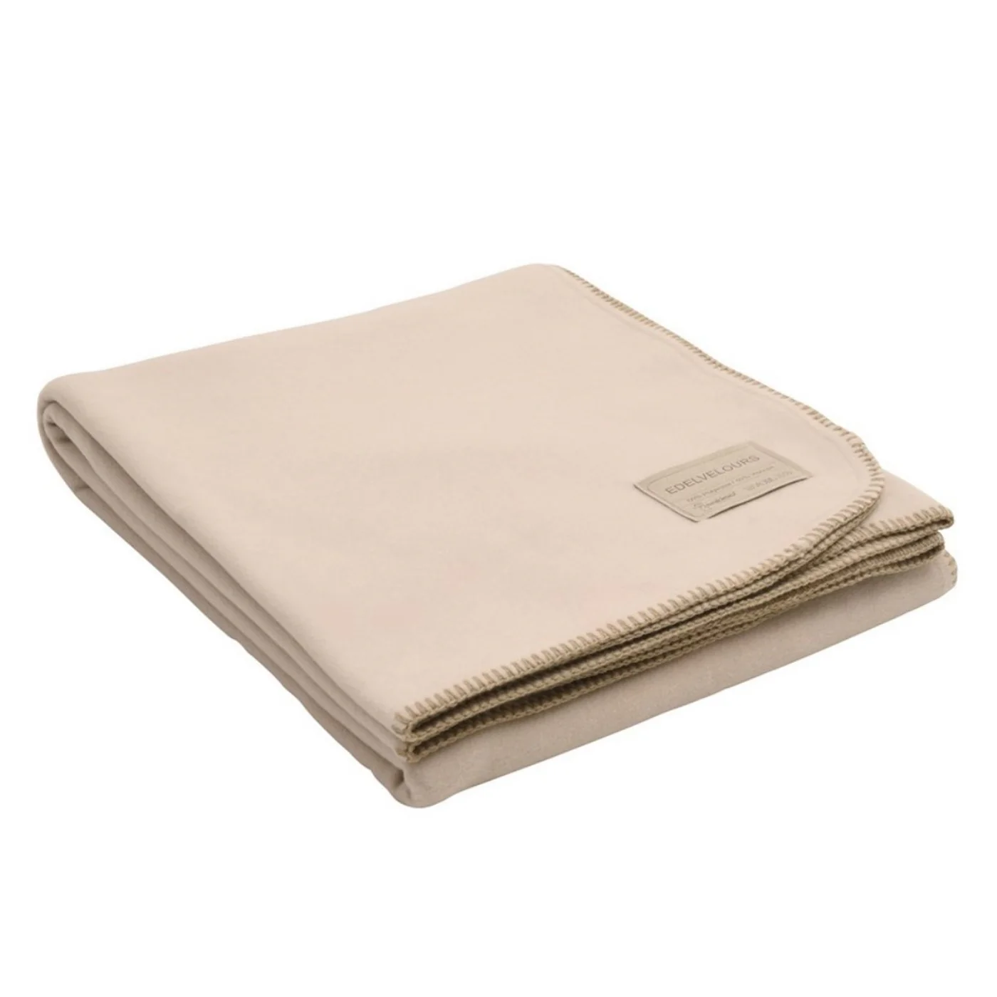 Eskimo Edelveloursdecke Wohndecke Viscose Polyester 150x200 beige günstig online kaufen