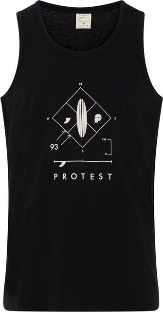 Protest Kurzarmshirt PRTRALLY singlet TRUE BLACK günstig online kaufen