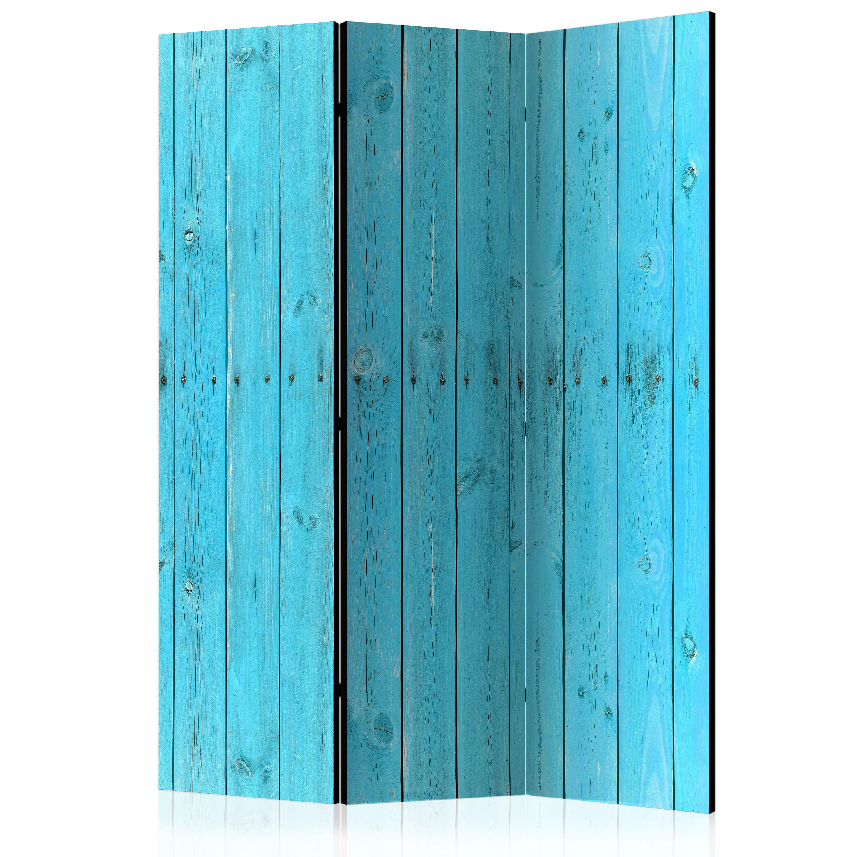 3-teiliges Paravent - The Blue Boards [room Dividers] günstig online kaufen