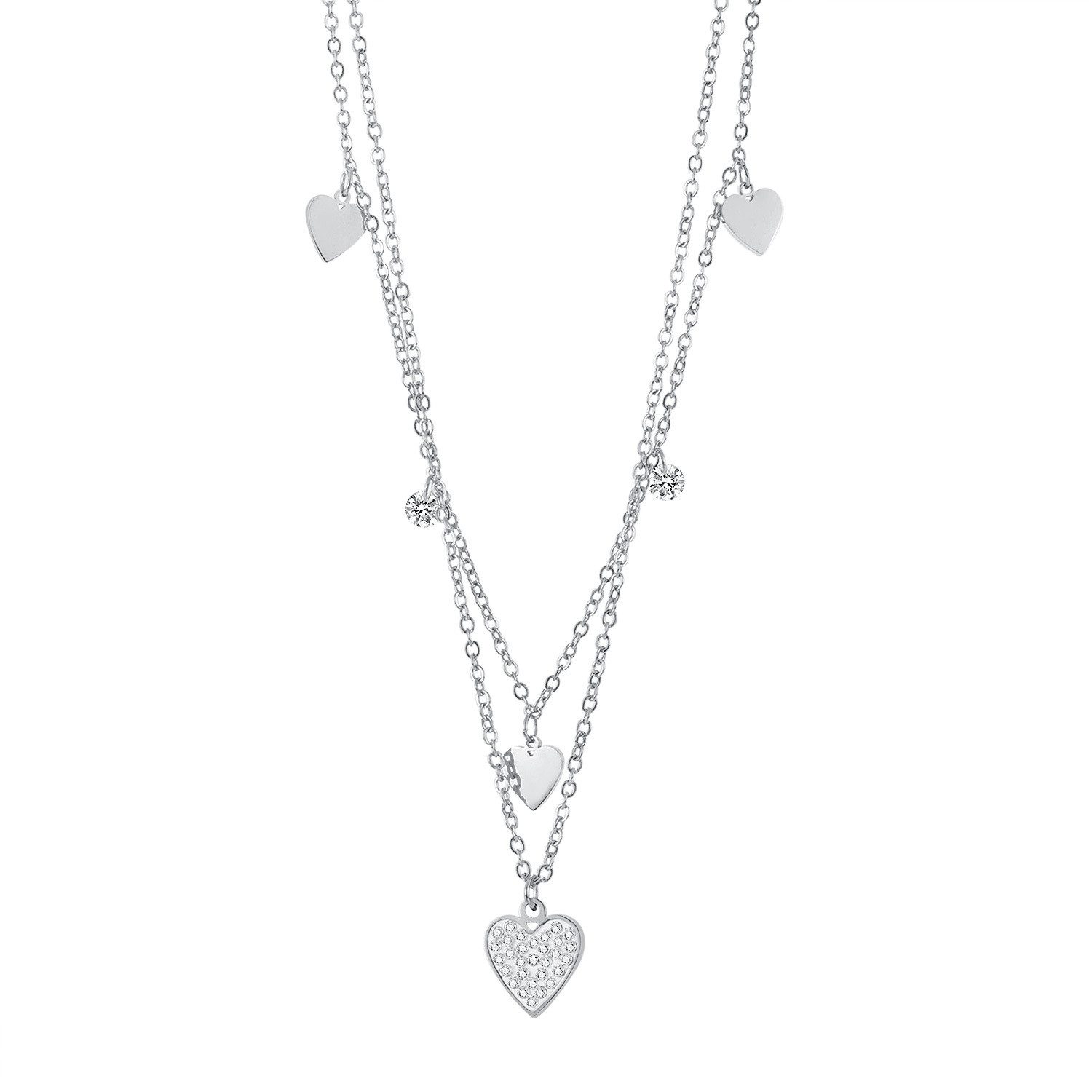 COLLEZIONE ALESSANDRO Kette mit Anhänger "Hearts", aus 925 Sterling Silber günstig online kaufen
