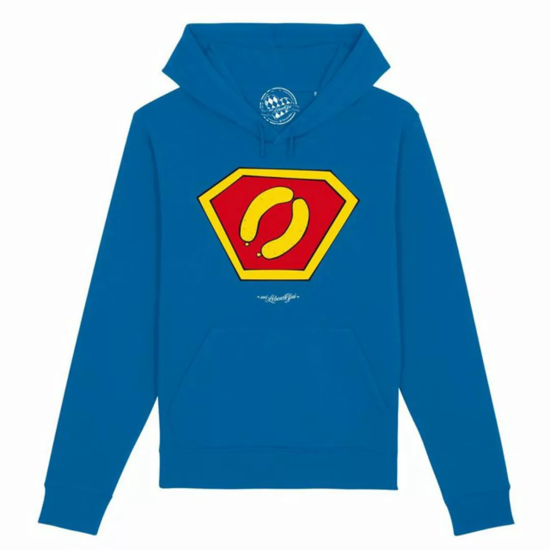 Bavariashop Hoodie Herren Hoodie "Super-Weißwurscht günstig online kaufen