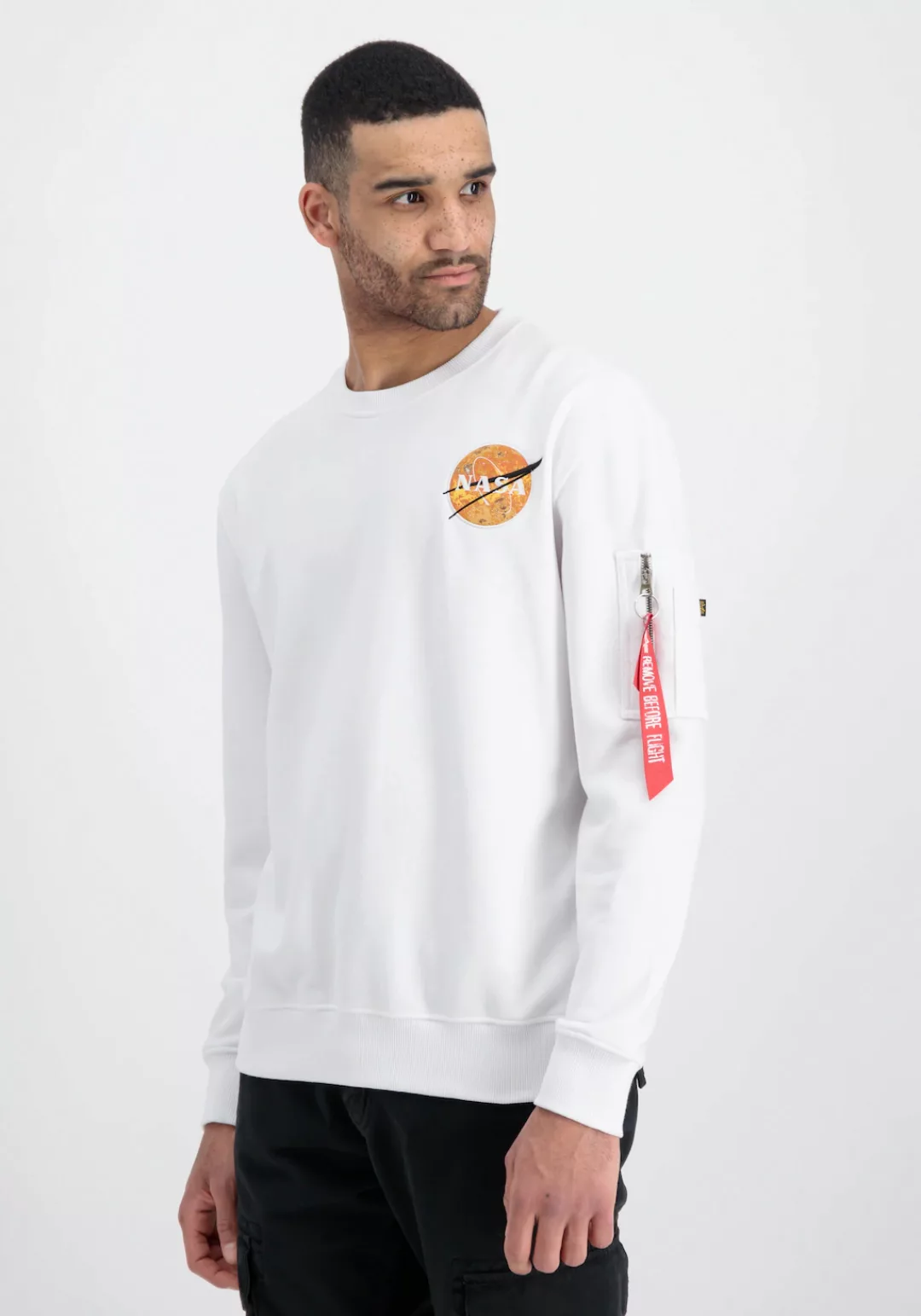 Alpha Industries Sweater "Alpha Industries Men - Sweatshirts NASA Davinci S günstig online kaufen