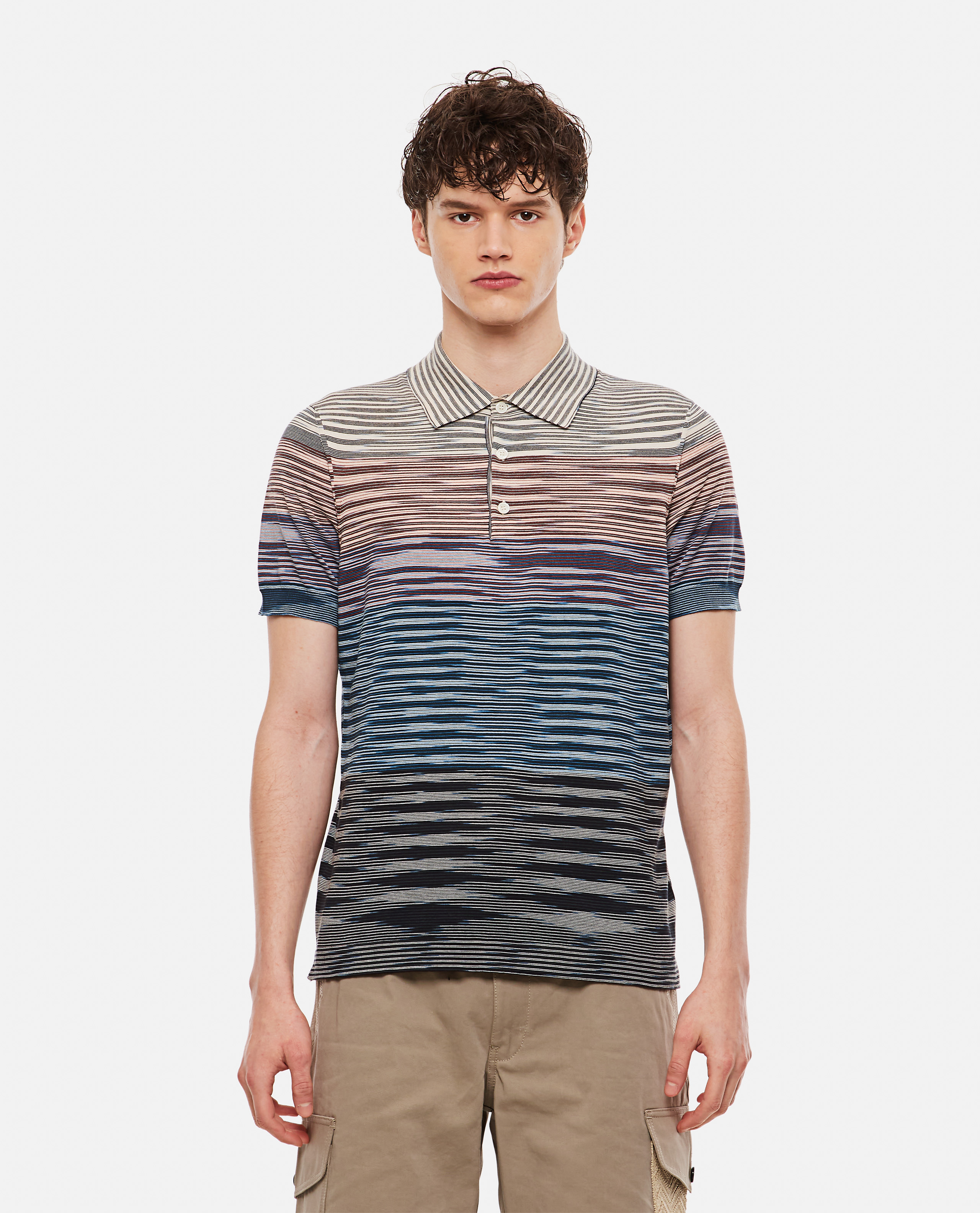 COTTON STRIPED POLO SHIRT günstig online kaufen