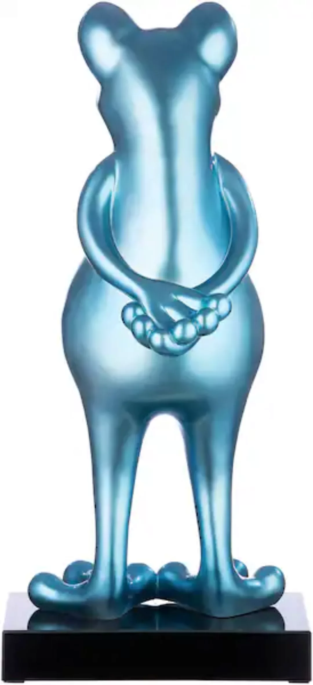 Casablanca by Gilde Tierfigur »Skulptur Frosch petrol« günstig online kaufen
