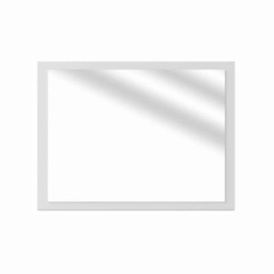 Vicco Badspiegel 45x60cm Weiß Hochglanz weiß günstig online kaufen