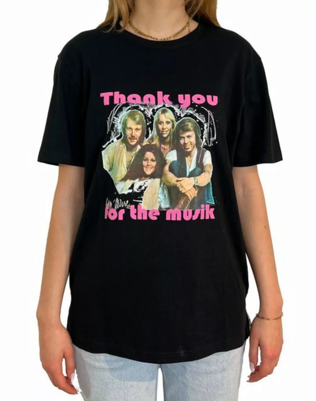 Sidney Maurer T-Shirt "Thank you for the music" (Stück, 1-tlg., Stück) mit günstig online kaufen