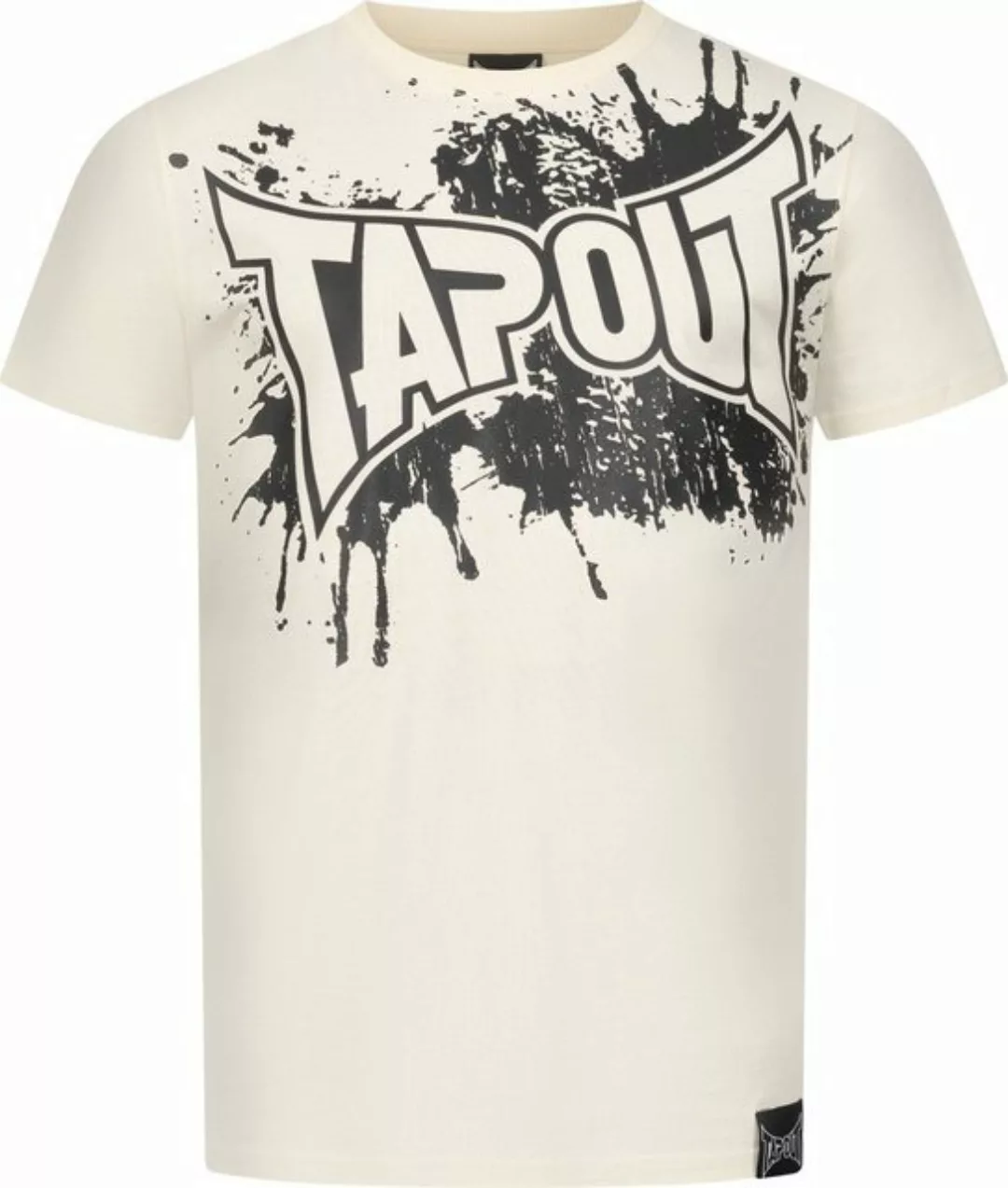 TAPOUT T-Shirt Splashed T-Shirt normale Passform günstig online kaufen