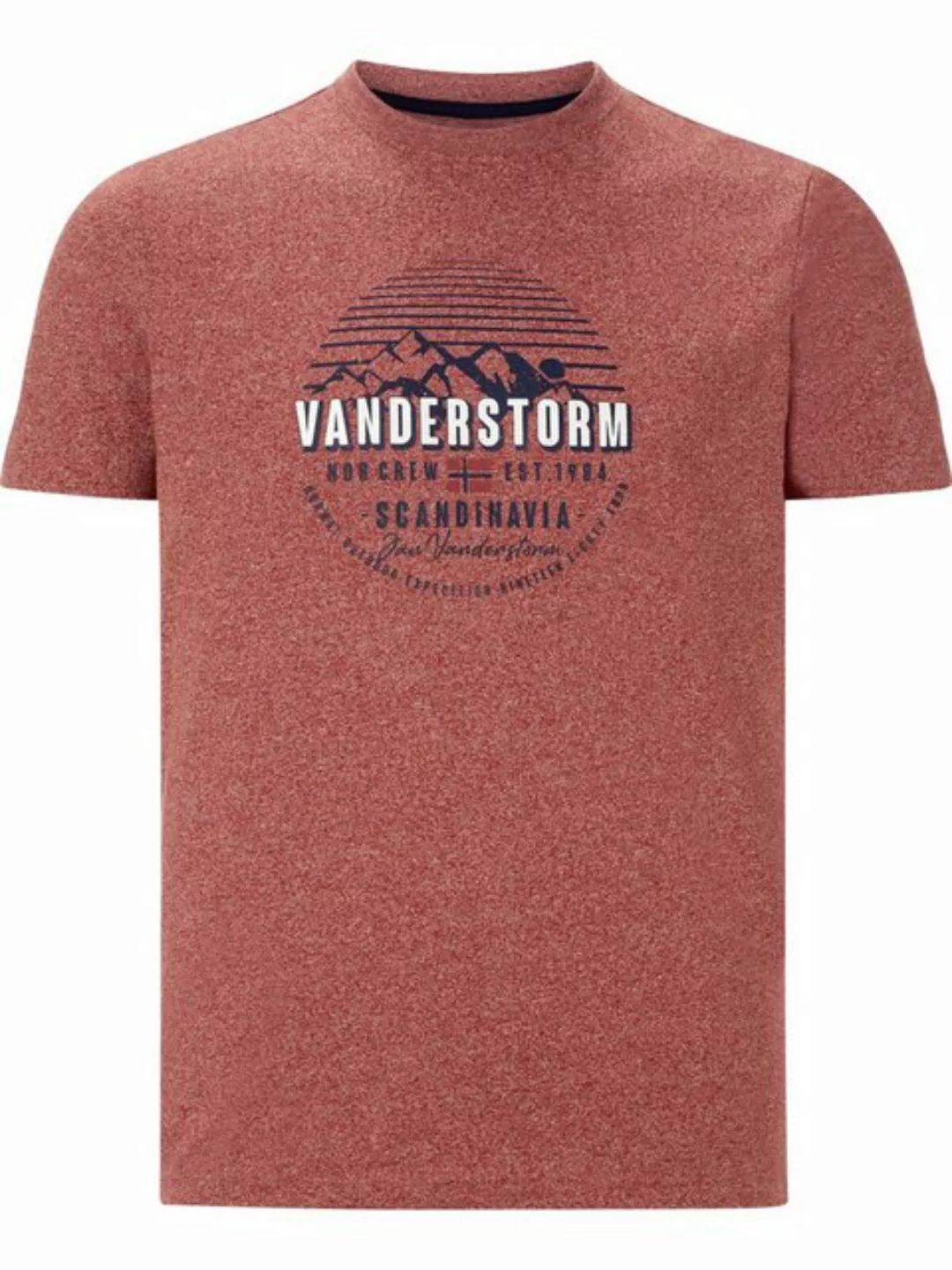 Jan Vanderstorm T-Shirt FINNMARVIN mit großflächigem Aufdruck günstig online kaufen