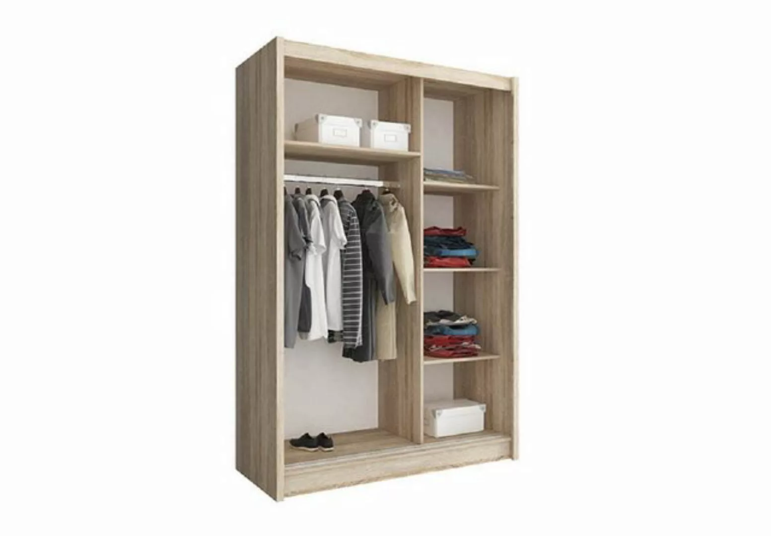 ROYAL24_MARKT Kleiderschrank - Luxuriöses Design für Ihre Kleidung. (Kleide günstig online kaufen