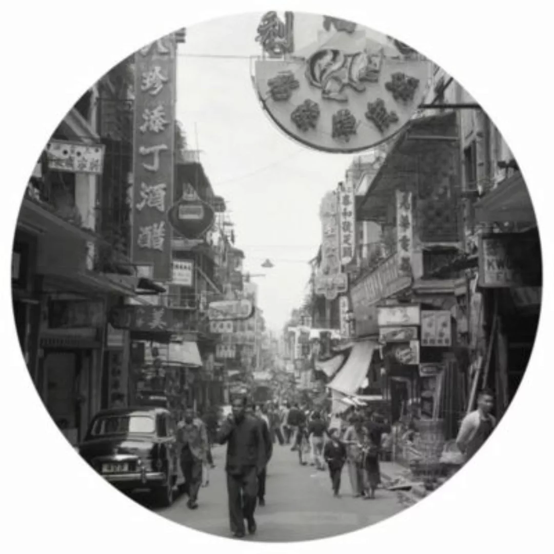 Wallart Fototapete Hong Kong The Old Days Rund 190 Cm günstig online kaufen
