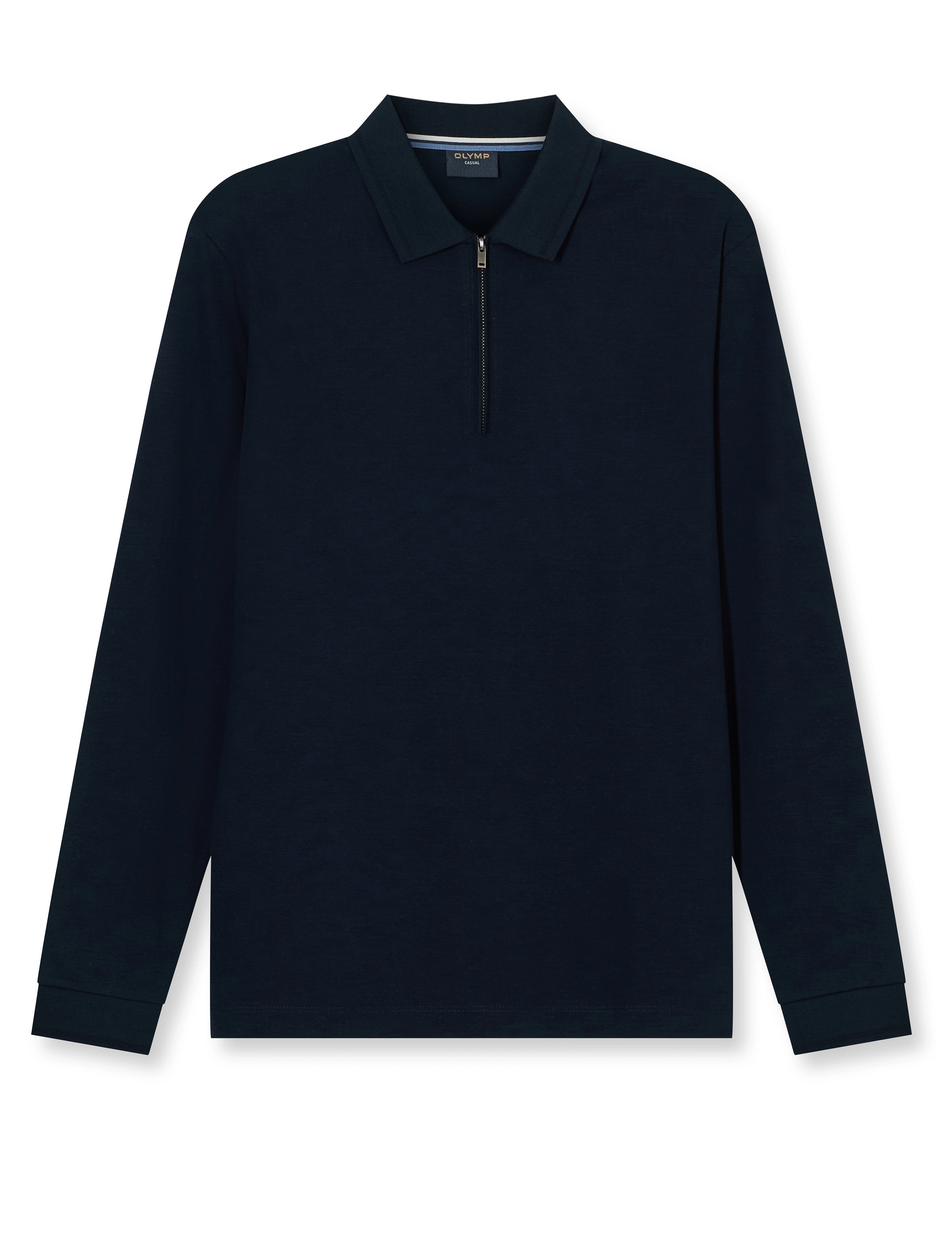 OLYMP Langarm-Poloshirt, unifarben, Polokragen, regular fit, casual günstig online kaufen