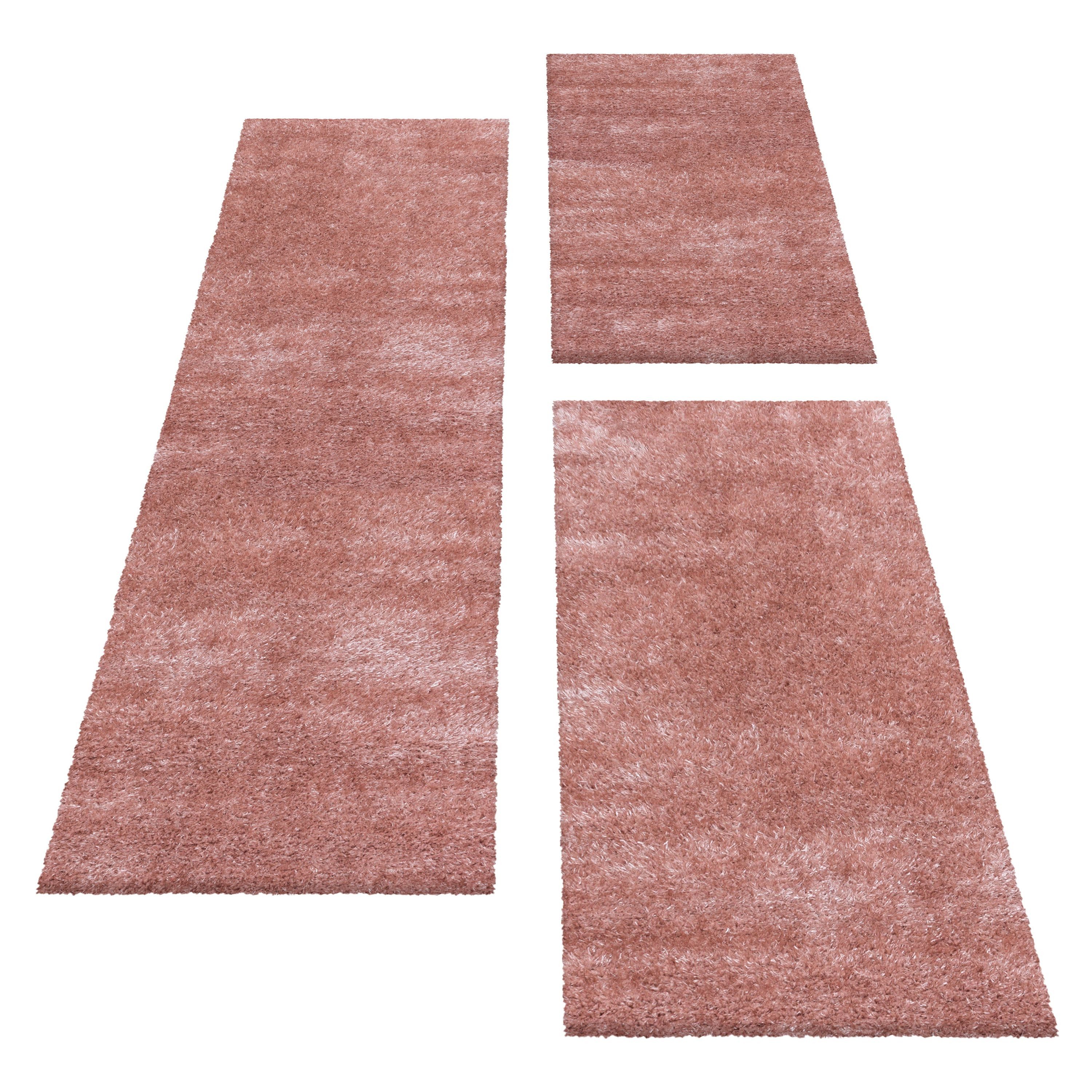SIMPEX24 Hochflor-Bettumrandung Unicolor - Einfarbig, Höhe günstig online kaufen