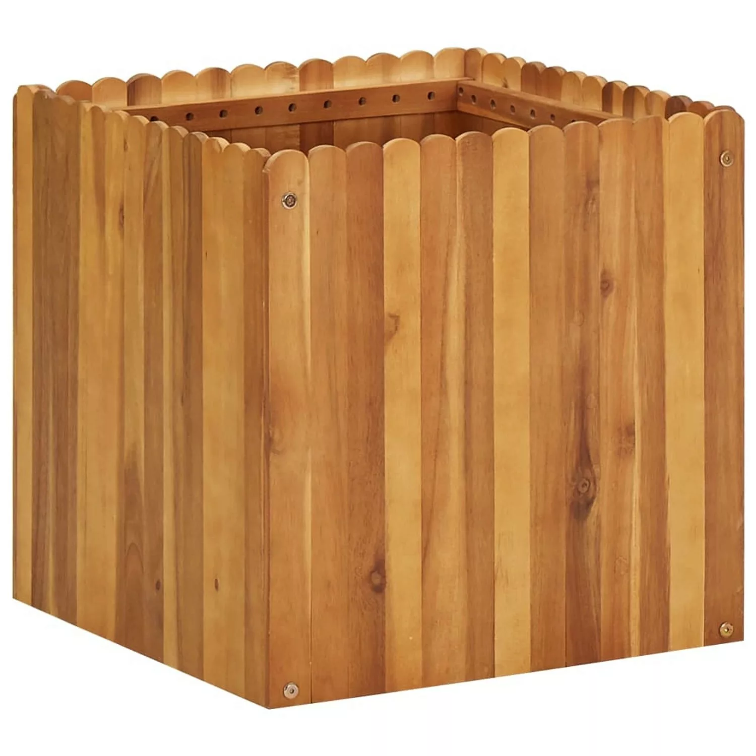 Garten-hochbeet 50 X 50 X 50 Cm Massivholz Akazie günstig online kaufen