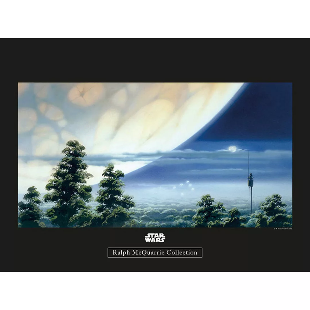 Komar Wandbild Star Wars Classic RMQ Yavin Lookout Star Wars B/L: ca. 40x30 günstig online kaufen