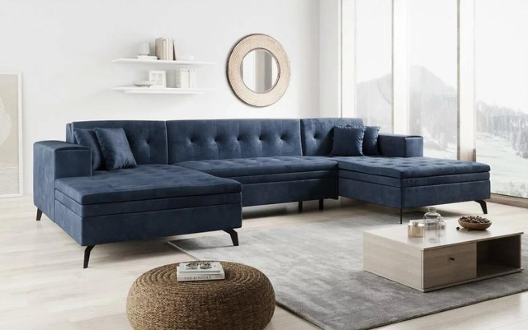 Luxusbetten24 Schlafsofa Designer Sofa Vivana, mit Schlaffunktion günstig online kaufen