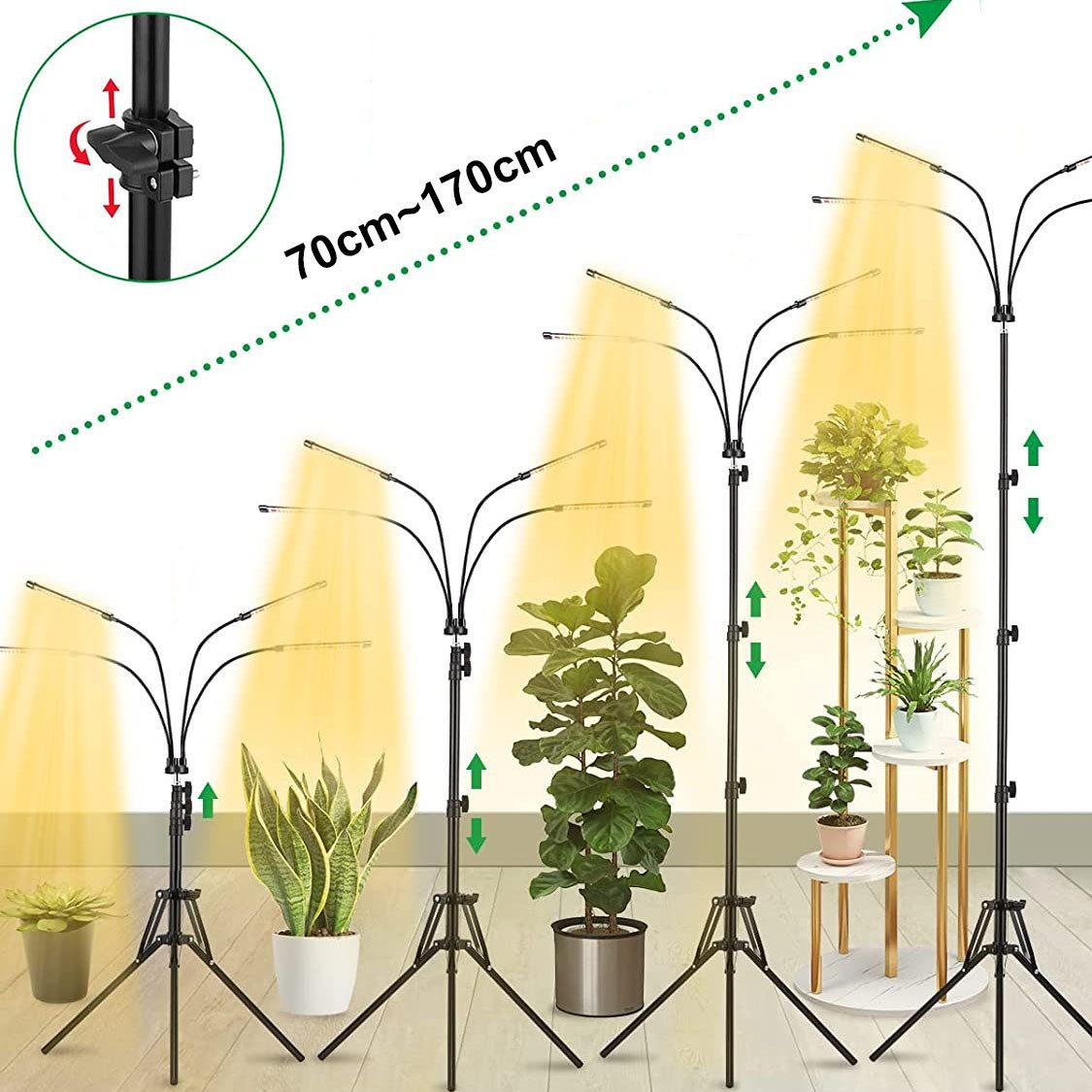 MUPOO Pflanzenlampe Pflanzenlampe Grow Lampe,LED-Wachstumslicht Vollspektru günstig online kaufen
