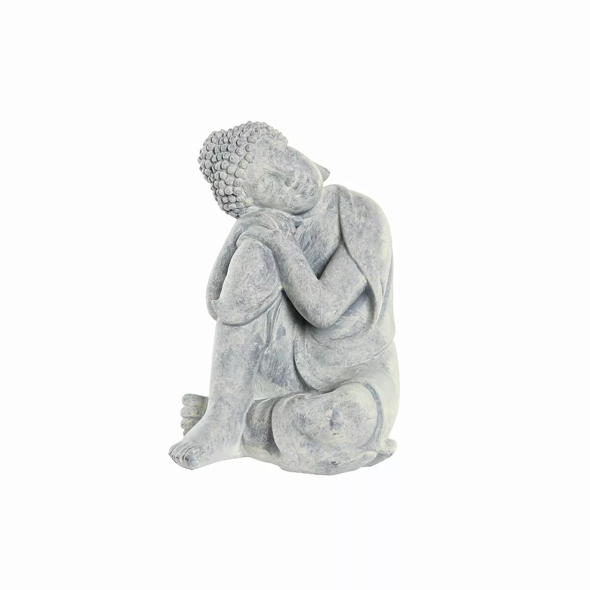 Deko-figur Dkd Home Decor Buddha Harz Hellgrau (18 X 14 X 23 Cm) günstig online kaufen