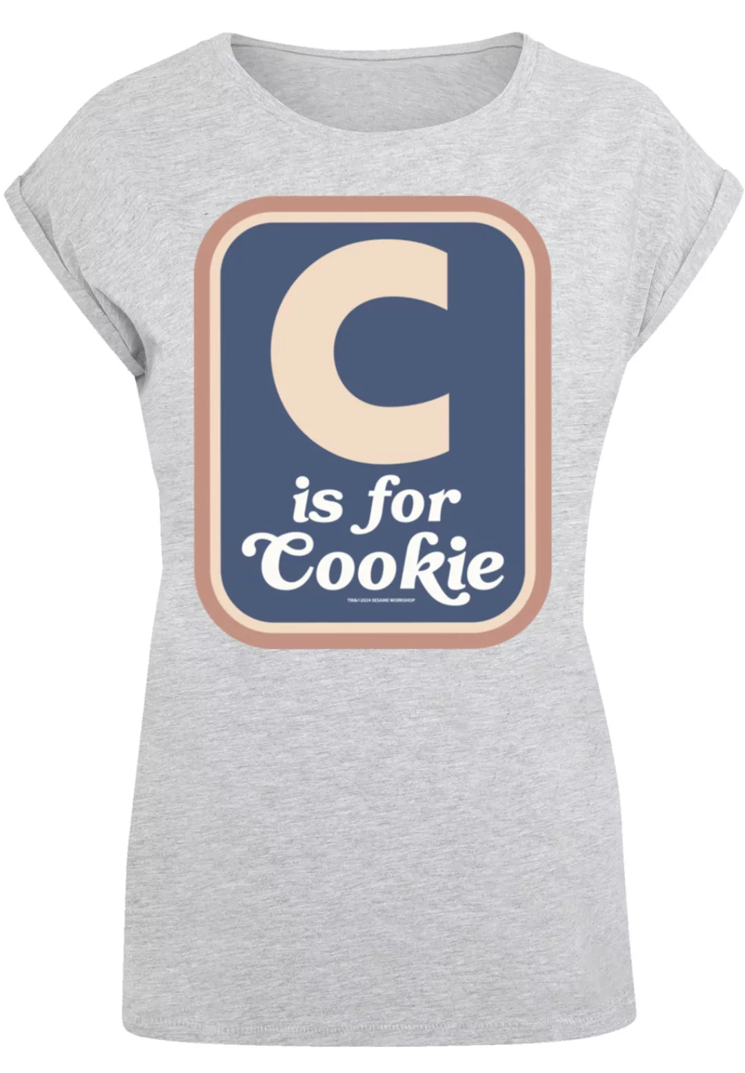 F4NT4STIC T-Shirt "Sesamstraße C is for Cookie", Premium Qualität, Weihnach günstig online kaufen