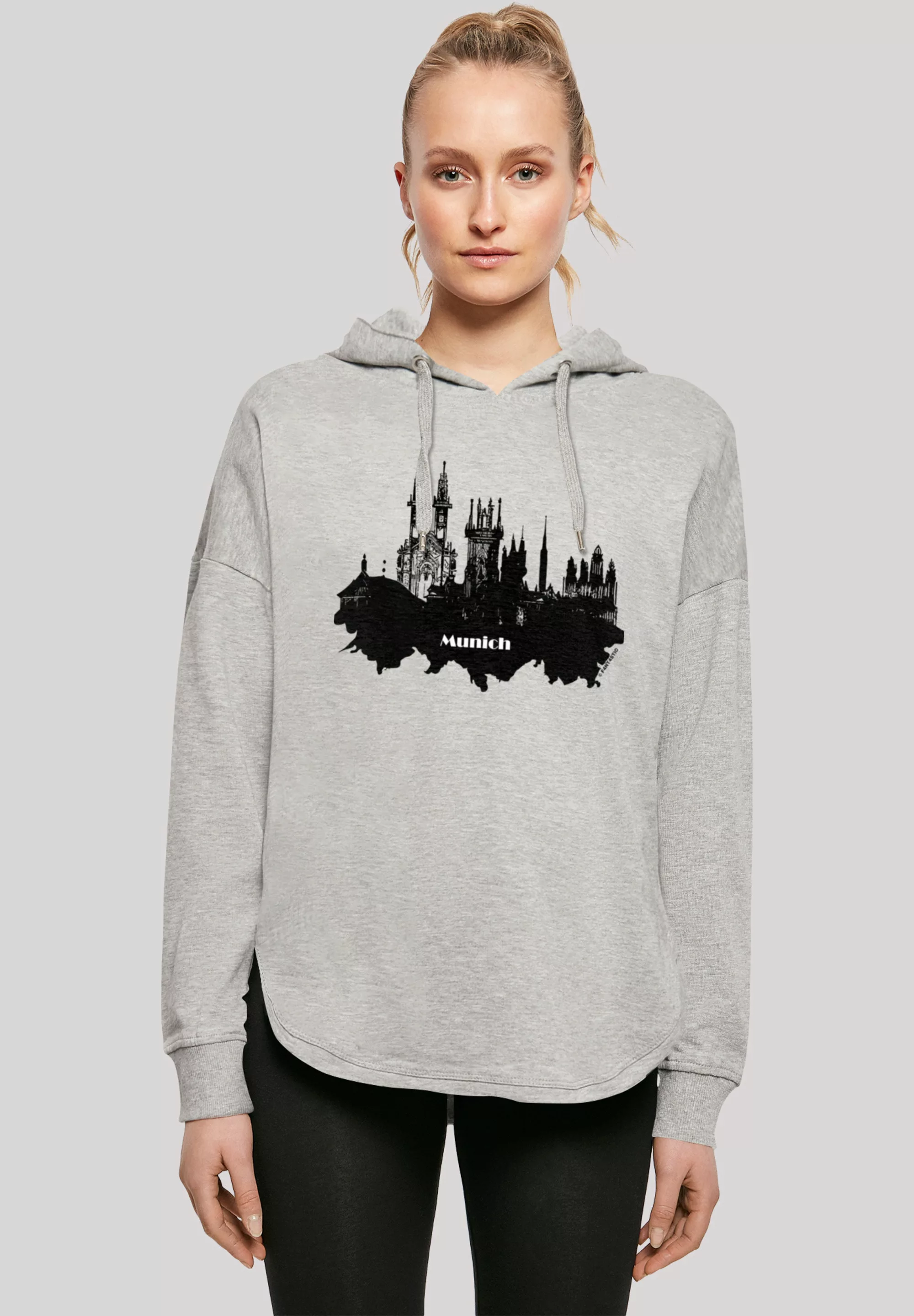 F4NT4STIC Kapuzenpullover "Cities Collection - Munich skyline", Print günstig online kaufen