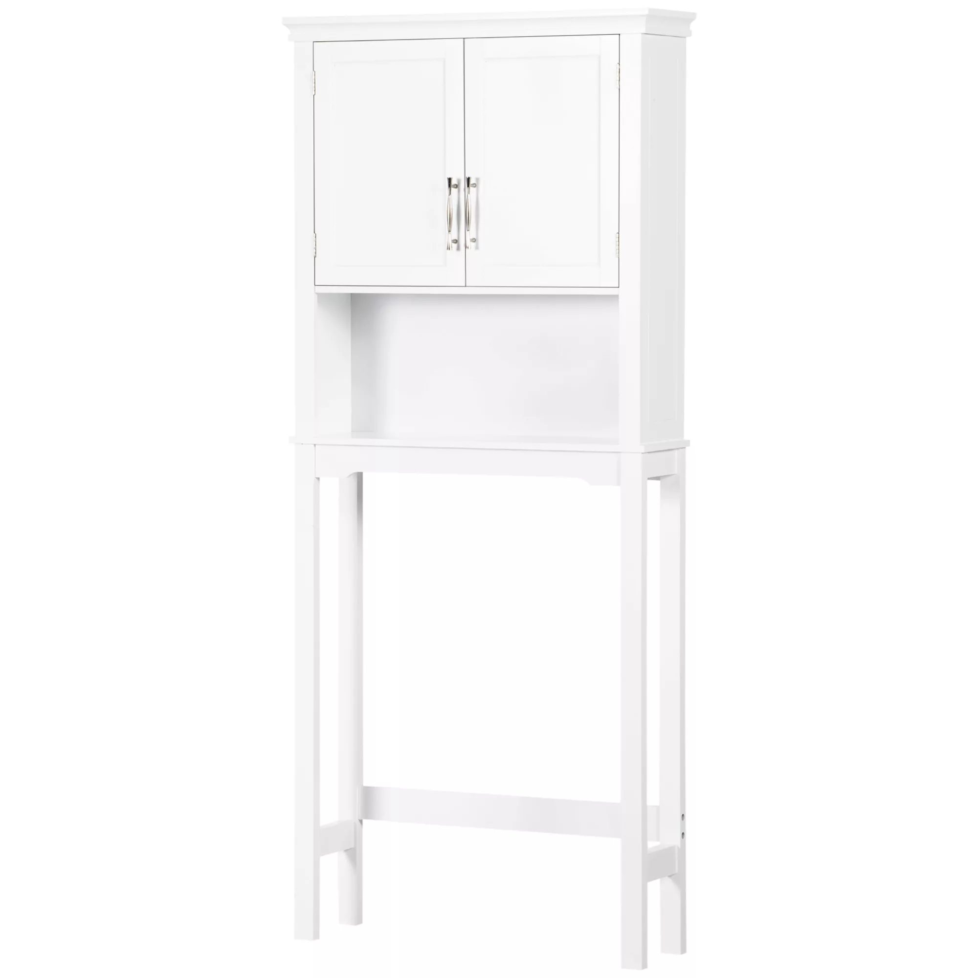 Kleankin Toilettenregal über der Toilette mit Doppeltürschrank, verstellbar günstig online kaufen