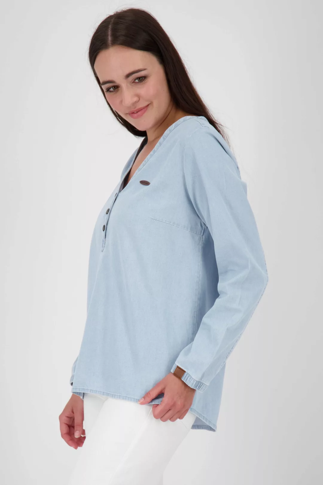 Alife & Kickin Blusentop "DaisyAK DNM Blouse Damen Blusentop, Blusenshirt, günstig online kaufen