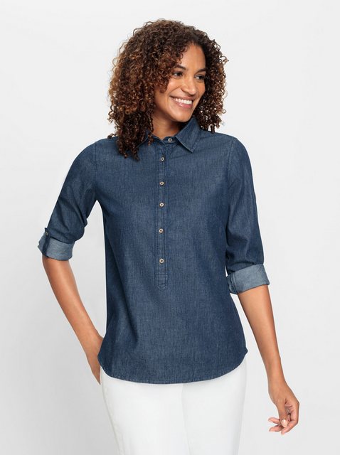 Witt Klassische Bluse Jeansbluse günstig online kaufen