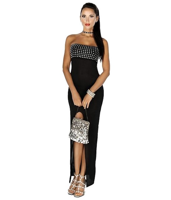 Atixo Abendkleid Maxikleid mit Strass-Steinen langes Abendkleid Partykleid günstig online kaufen