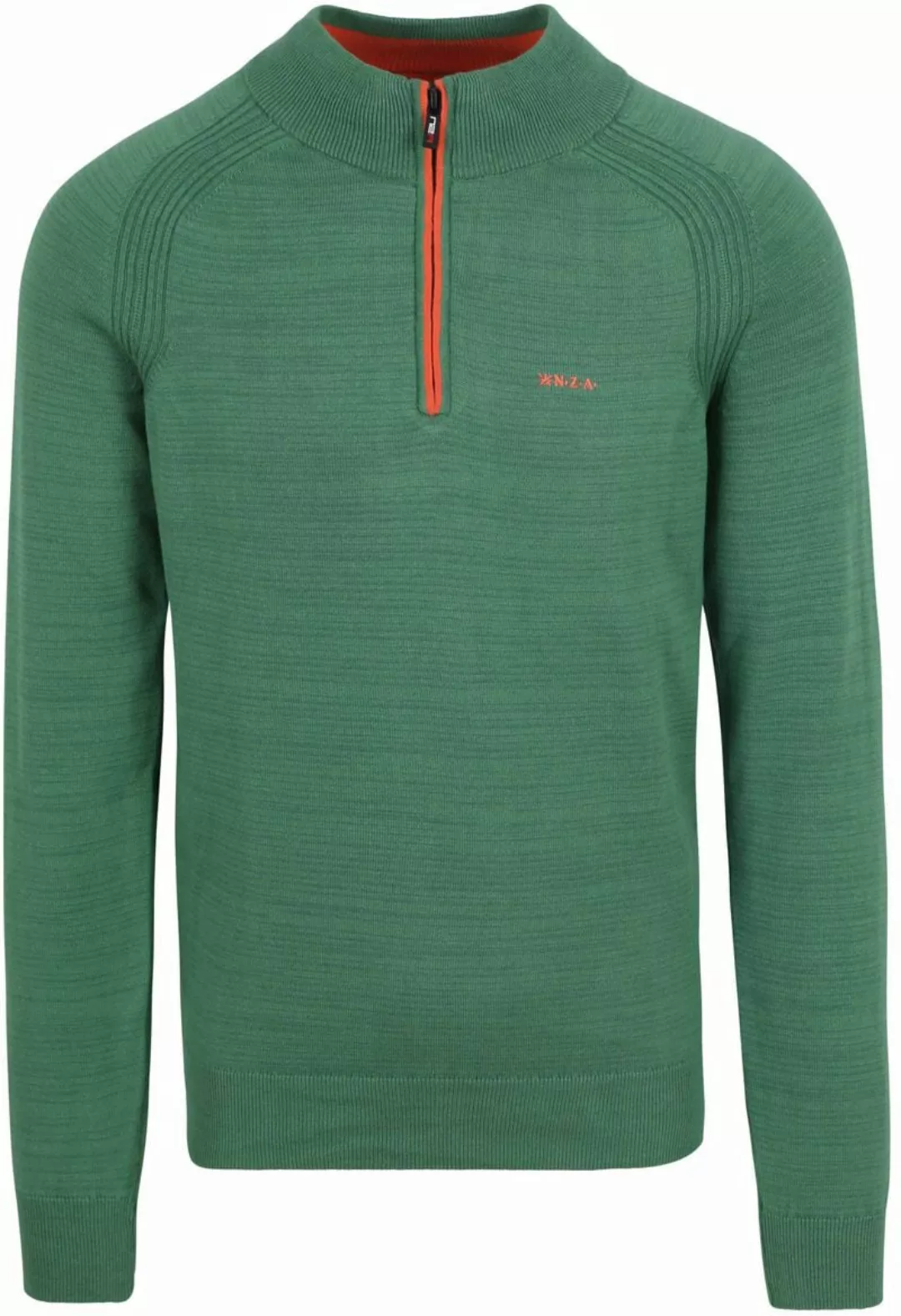 NZA Half Zip Pullover Waitaki Grün - Größe M günstig online kaufen