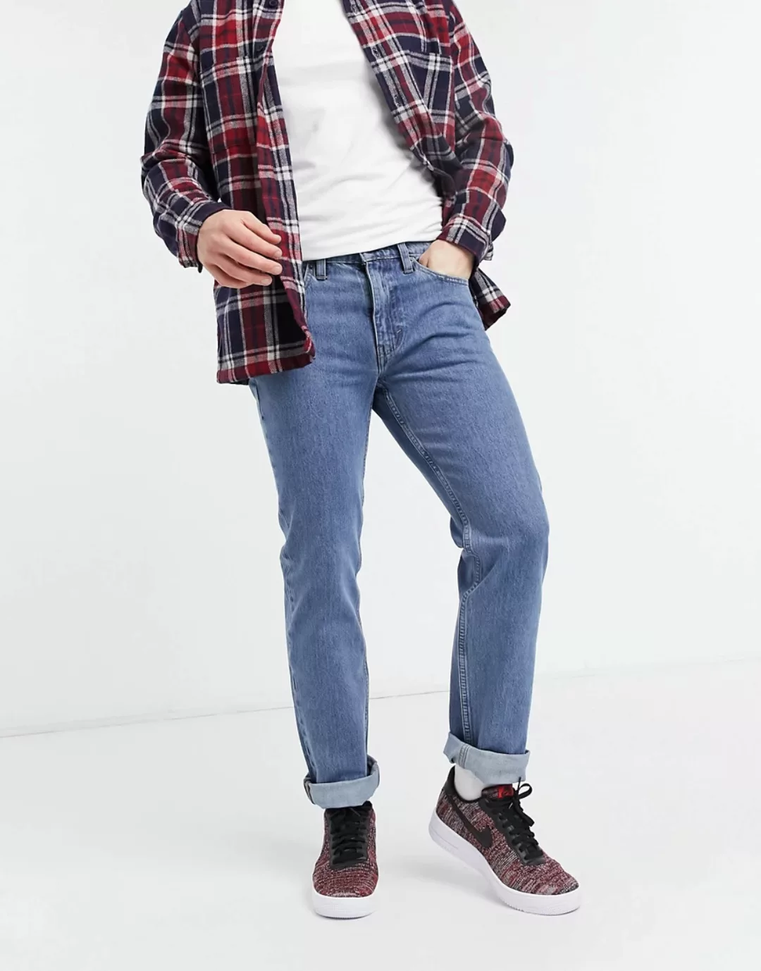 Levi's Skateboarding– 511 – Jeans in schmaler Passform in heller Shasta-Was günstig online kaufen