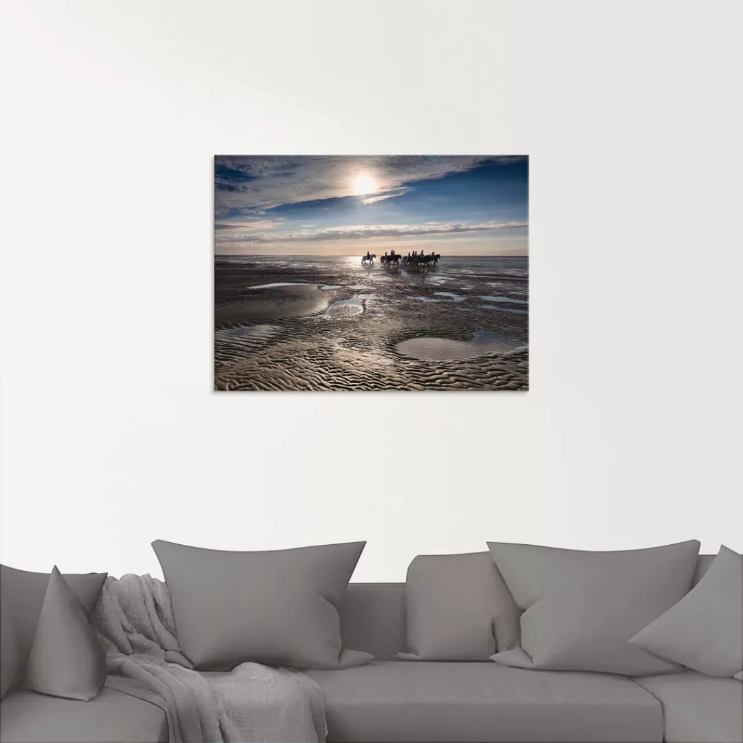 Artland Glasbild "Freiheit am Meer", Strand, (1 St.), in verschiedenen Größ günstig online kaufen