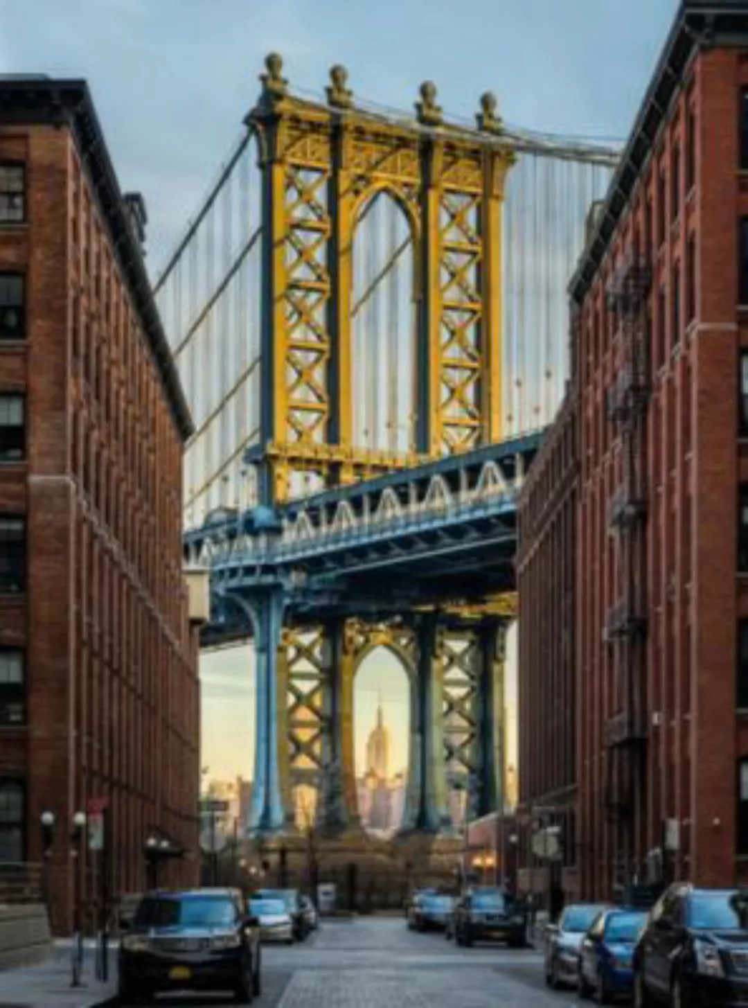 KOMAR Vlies Fototapete - Brooklyn - Größe 184 x 248 cm mehrfarbig günstig online kaufen