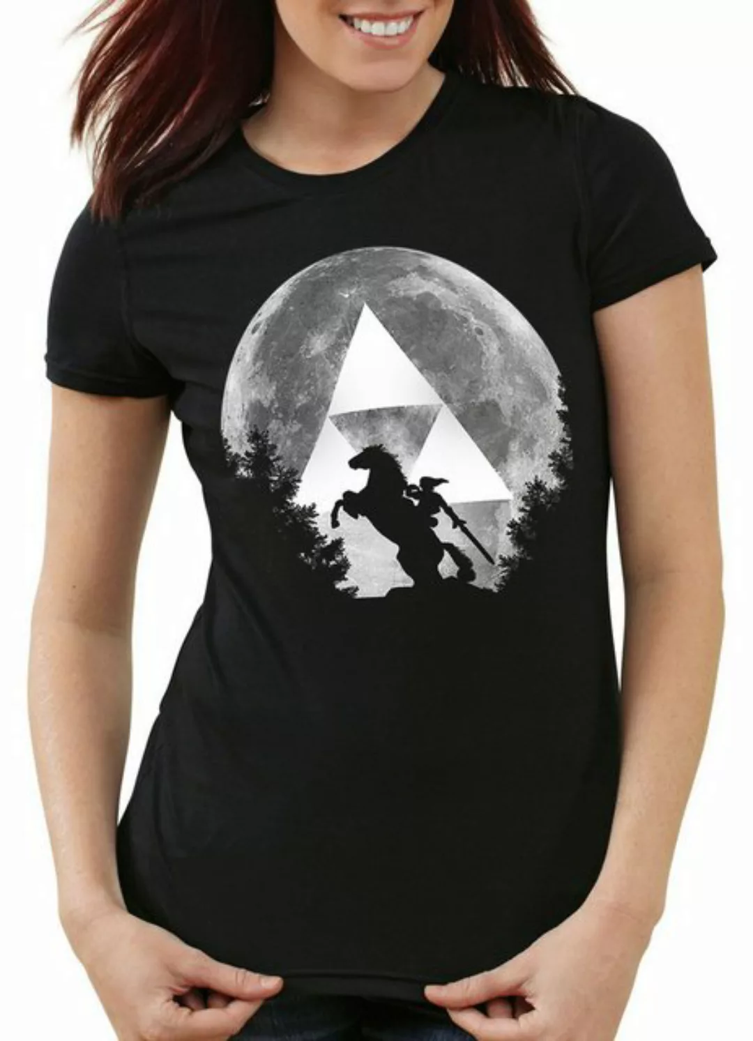 style3 T-Shirt Link Epona Mond zelda link nintendo switch hyrule günstig online kaufen