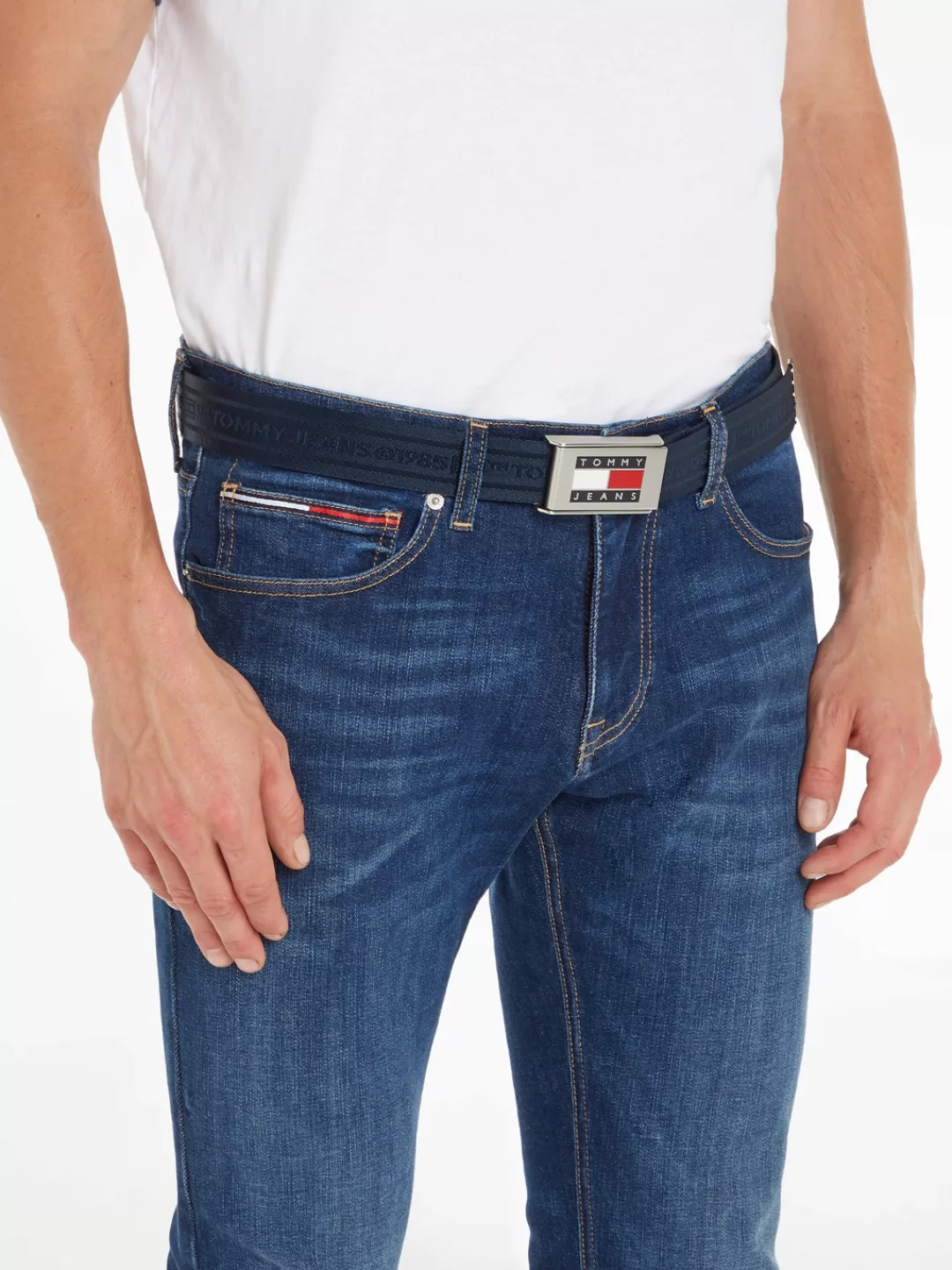 Tommy Jeans Synthetikgürtel "TJM HERITAGE WEBBING 3.5" günstig online kaufen