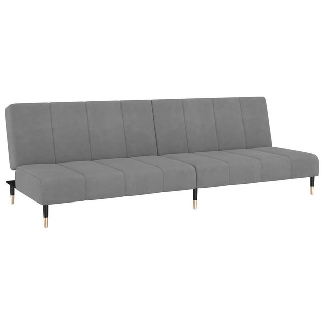 vidaXL Sofa Schlafsofa Sofa Samt mit 2 Kissen, ohne Armlehnen günstig online kaufen