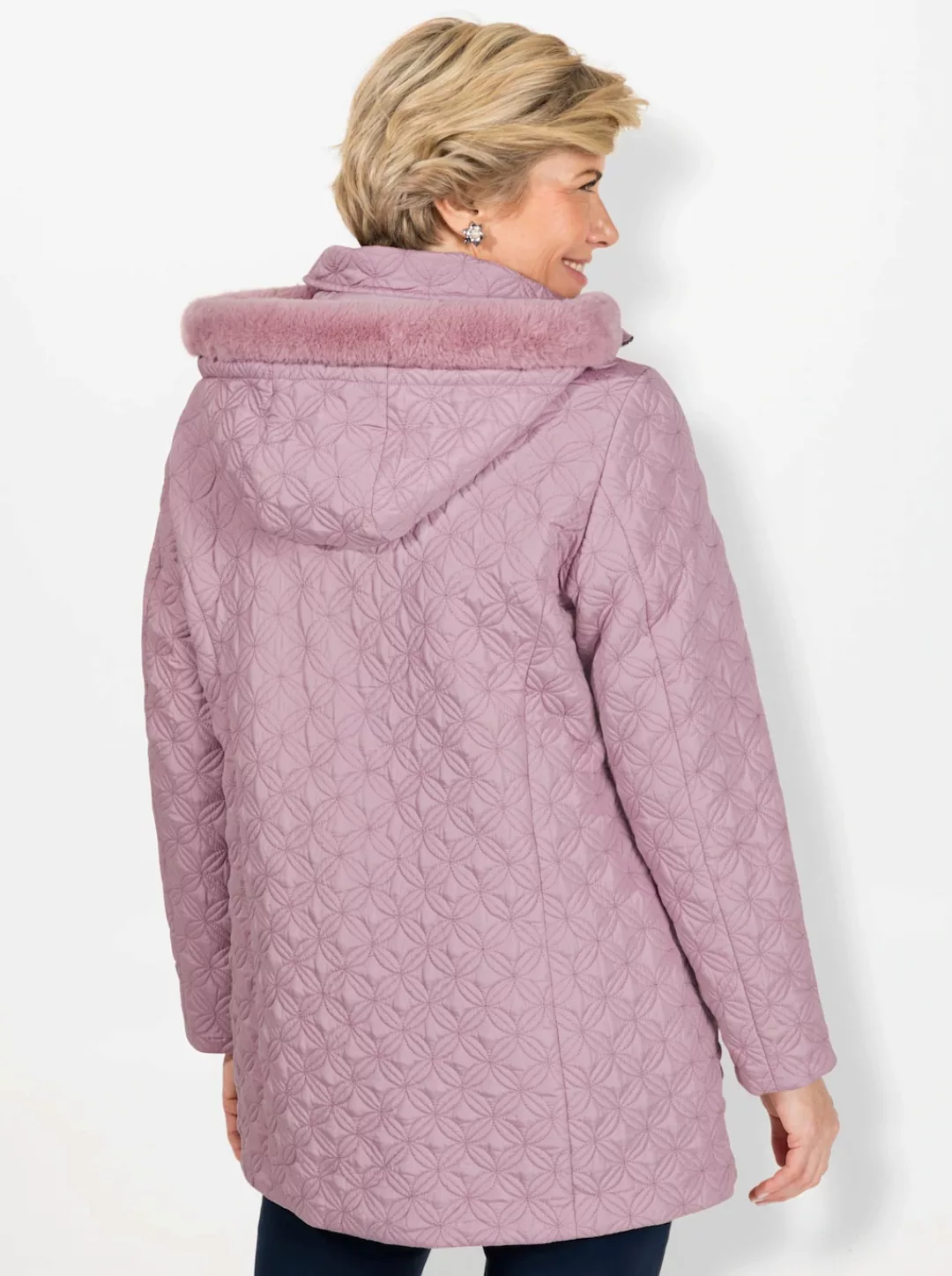 Classic Steppjacke, mit Kapuze günstig online kaufen